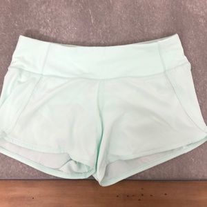 Lululemon mint shorts